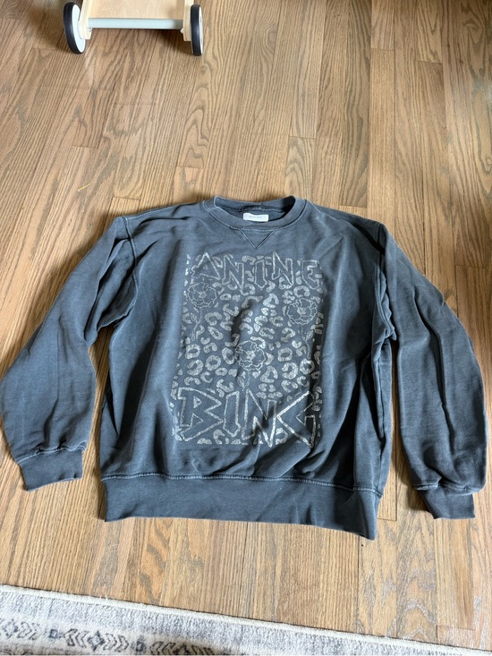Anine Bing Tops - Anine Bing Crewneck Sweatshirt - Leopard Print